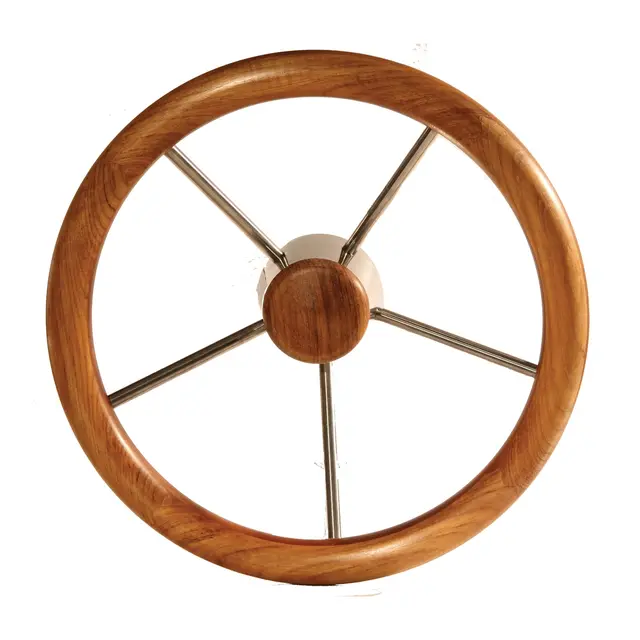 MAVI-MARE Ratt Teak 5-eket (V.39T) Ø35,0 cm - Passer rett på styresnekka 