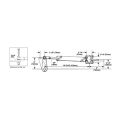 TELEFLEX Styresylinder, BayStar Inboard HK4461