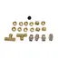 TELEFLEX Mont.sett for 2 styrep./Autopil HF5502: 1/4&quot; NPT / 3/8&quot; Tube