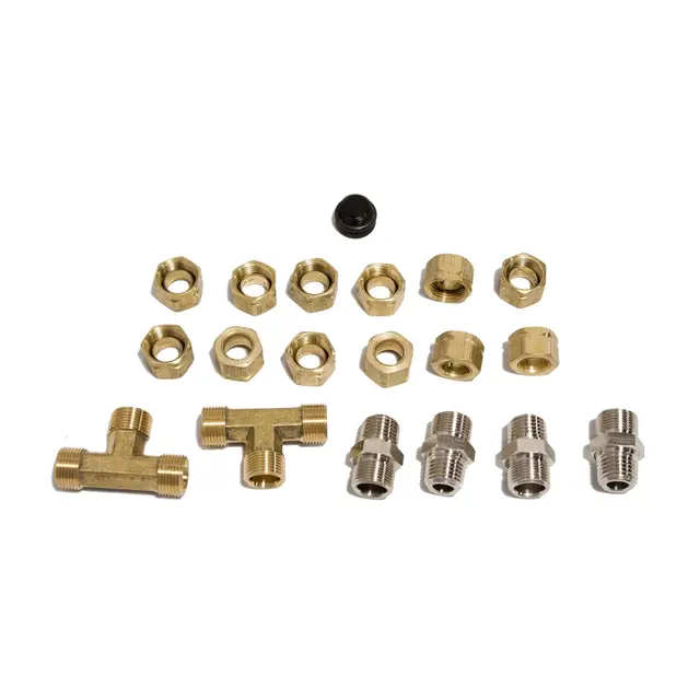 TELEFLEX Mont.sett for 2 styrep./Autopil HF5502: 1/4" NPT / 3/8" Tube 