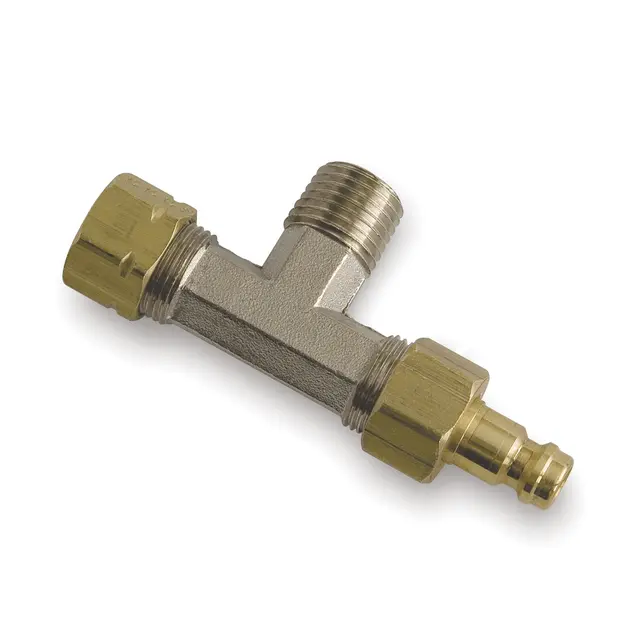TELEFLEX Skjøtestykke m/luftenippel HF5520 (3/8" Tube + 1/4" UNF) - 2stk 