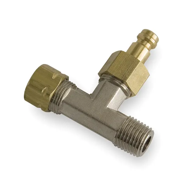 TELEFLEX Skjøtestykke m/luftenippel HF5521 (3/8" Tube + 1/4" NPT) - 2stk 