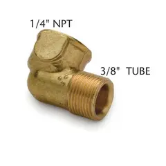 TELEFLEX Overgang 90&#176; vinkel HF5538 (3/8&quot; Tube + 1/4&quot; inv. NPT) - 3st