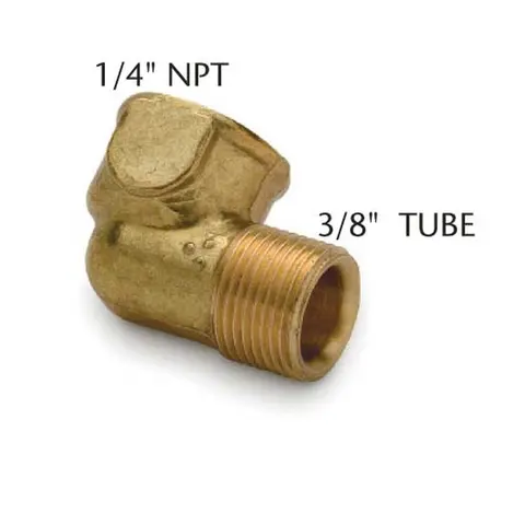 TELEFLEX Overgang 90° vinkel HF5538 (3/8" Tube + 1/4" inv. NPT) - 3st 