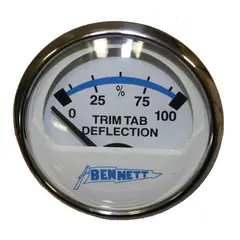 BENNETT Triminstrument analogt Hvit m/blank ring