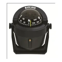 RITCHIE&#160;Kompass B51 -&#160;Brakett montert Sort - For b&#229;ter opptil 24 fot.