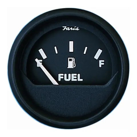 FARIA Tankmåler Drivstoff (EU std.) Ø2" - Sort - 10-180 Ohm(EU) 