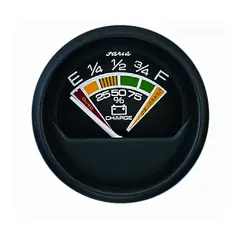 FARIA Batteriindikator 12V &#216;2&quot; - Sort - sp.fall indik