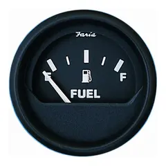 FARIA Tankm&#229;ler Vann (EU std.) &#216;2&quot; - Sort - 10-180 Ohm(EU)