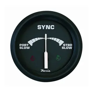 FARIA Synkronistator, 2 motorer, bensin &#216;3&quot; - Sort - f.inboard/outboard