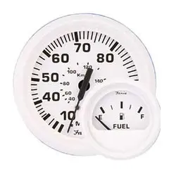 FARIA Vacuum instrument for turbotrykk &#216;2&quot; - Hvit - Komplett m/slange