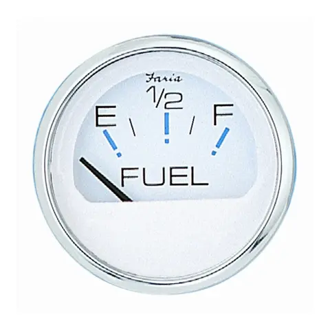 FARIA Tankm&#229;ler Drivstoff (EU std.) &#216;2&quot; - Hvit bl.ring - 10-180 Ohm(EU)