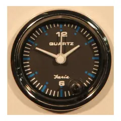FARIA Klokke Quartz Analog &#216;2&quot; - Sort bl.ring