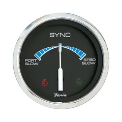 FARIA Synkronistator, 2 motorer, bensin &#216;3&quot; - Sort bl.ring - f.inboard/outboard