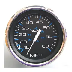 FARIA Fartsm&#229;ler 0-60 MPH &#216;3&quot; - Sort bl.ring