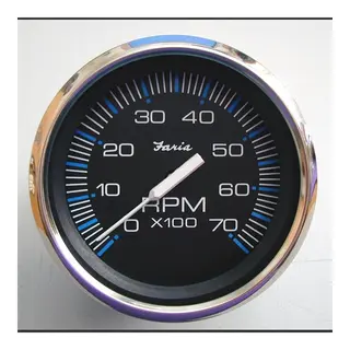 FARIA Turteller Bensin inboard 0-6000rpm &#216;3&quot; - Sort bl.ring - Bensin inboard, I/O