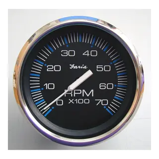 FARIA Turteller Alle Outboard 0-7000 rpm &#216;3&quot; - Sort bl.ring - Alle p&#229;hengere