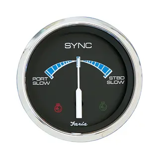 FARIA Synkronistator, 2 motorer, diesel &#216;3&quot; - Sort bl.ring - f.magn.sv.hjulf&#248;ler