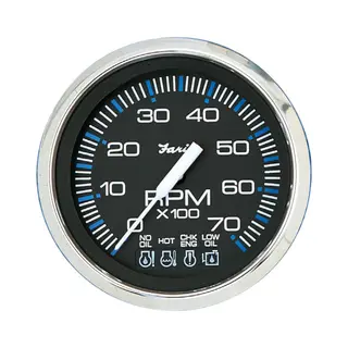 FARIA Turteller + OMC sys.chk 0-7000rpm &#216;3&quot; - Sort bl.ring - OMC System Check