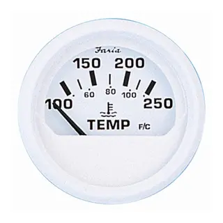 FARIA Vanntemp. m&#229;ler &#216;2&quot; - Hvit - 100-250&#176; F