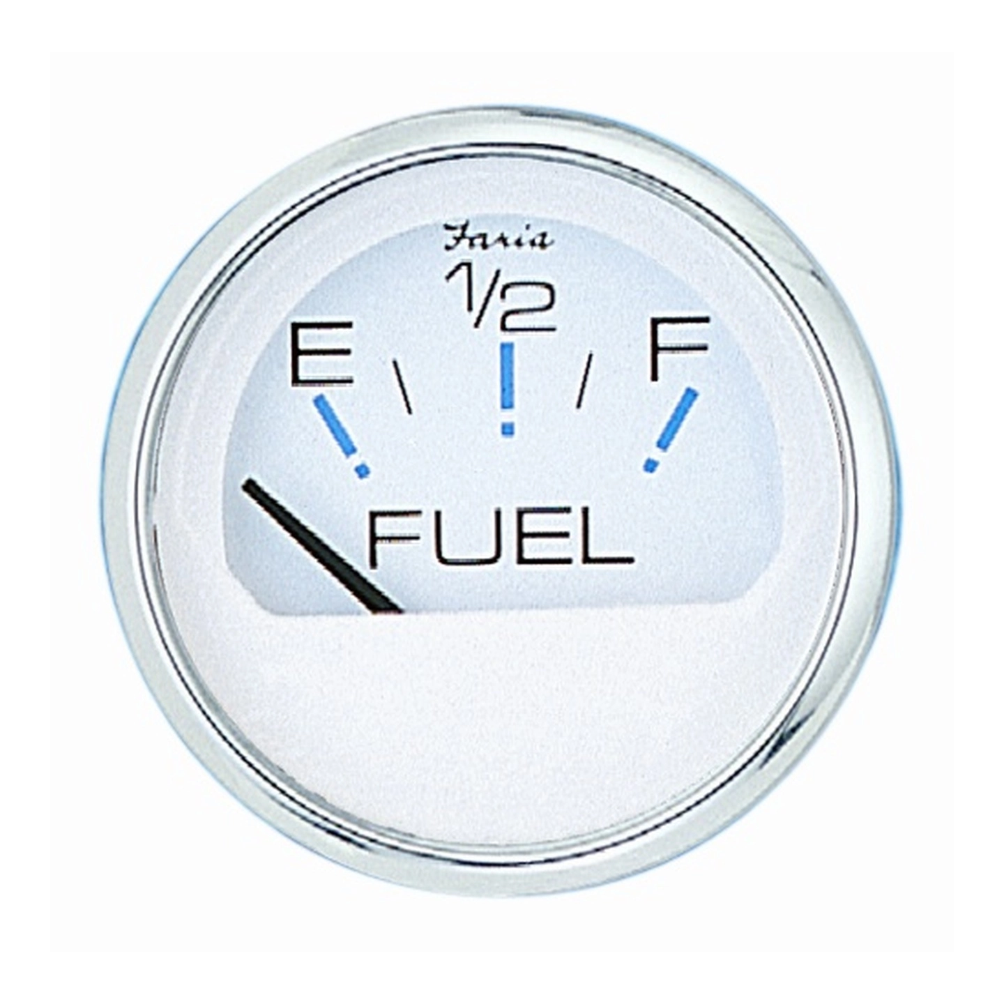 FARIA Tankmåler Drivstoff (US std.) Ø2" - Hvit bl.ring - 240-33 Ohm(US)