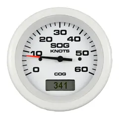 VEETHREE Fartsm&#229;ler for GPS 0-60 knop &#216;3&quot; - Arctic - u/ GPS