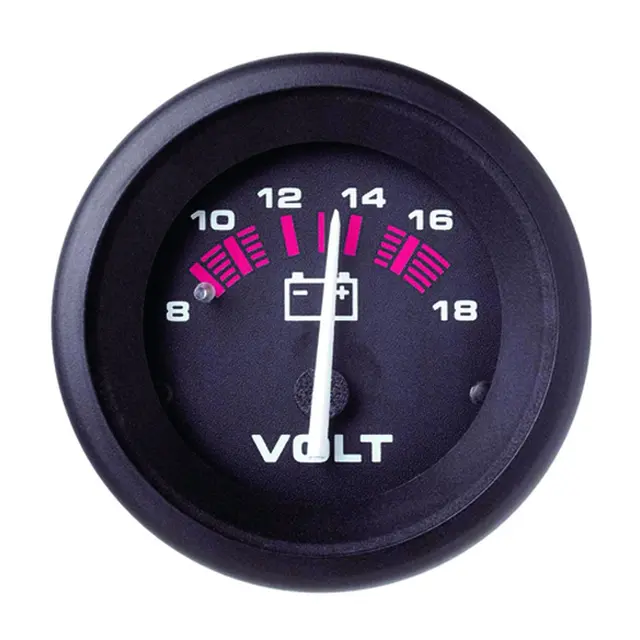 VEETHREE Voltmeter 8-18 Volt Ø2" - Amega 