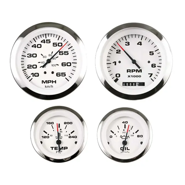 VEETHREE Vanntrykksmåler 0-30 PSI Ø2" - Amega - m/giver 