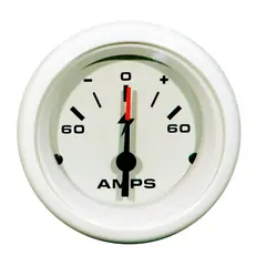 VEETHREE Amperemeter 60-0-60 A &#216;2&quot; - Arctic