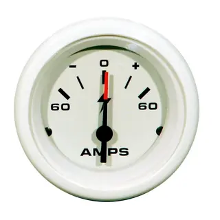 VEETHREE Amperemeter 60-0-60 A &#216;2&quot; - Arctic