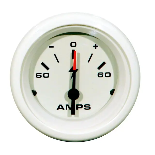 VEETHREE Amperemeter 60-0-60 A Ø2" - Arctic 