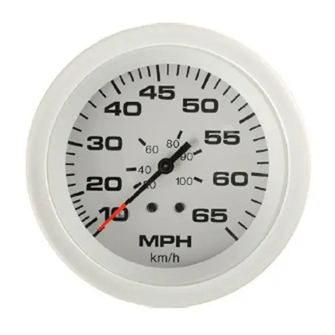 VEETHREE Fartsmåler 0-35 mph m/ giver Ø3" - Arctic 