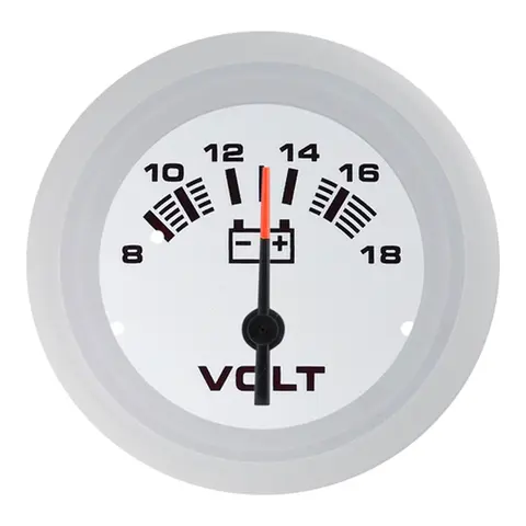VEETHREE Voltmeter 20-32 Volt Ø2" - Arctic 
