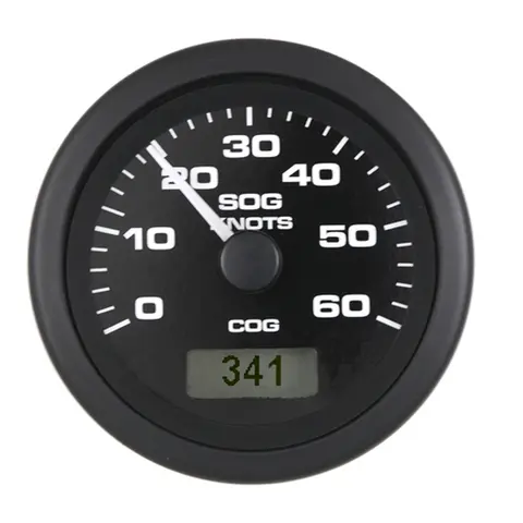 VEETHREE Fartsmåler for GPS 0-30 knop Ø3" - Premier Pro - u/ GPS 