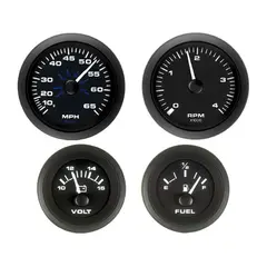 VEETHREE Vanntrykksm&#229;ler 0-15 PSI &#216;2&quot; - Premier Pro - for Outboard m/giver
