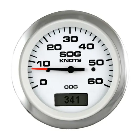 VEETHREE Fartsmåler for GPS 0-30 knop Ø3" - Lido Pro - u/ GPS 