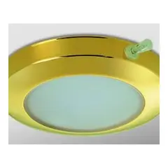 CANTALUPI Taklampe &quot;CHIP&quot; 24Karat gullbelagt - inkl. bryter