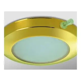 CANTALUPI Taklampe &quot;CHIP&quot; 24Karat gullbelagt - inkl. bryter