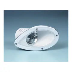BARNEGAT Bauglyskaster Mini, Hvit Plast 12V - 55W Halogen - S/B - justerbar