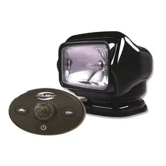 GOLIGHT STRYKER Fjernstyrt lyskaster 12V Sort - 1 ledningsforbundet fjernkontroll