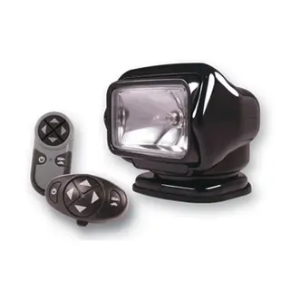 GOLIGHT STRYKER Fjernstyrt lyskaster 24V Sort - 2 trådløse fjerkontroller 