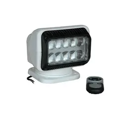 GOLIGHT RADIORAY LED Fj.st lyskaster 12V Hvit - 1 tr&#229;dl&#248;s fjerkontroller