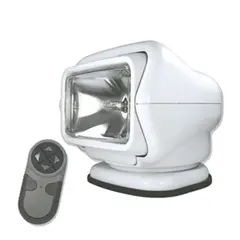 GOLIGHT STRYKER Xenon Fj.st lyskast. 12V Hvit - 1 tr&#229;dl&#248;s fjerkontroll