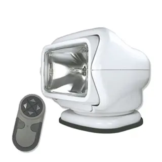 GOLIGHT STRYKER Xenon Fj.st lyskast. 12V Hvit - 1 tr&#229;dl&#248;s fjerkontroll