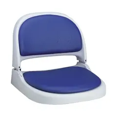 ATTWOOD b&#229;tstol, gr&#229; med bl&#229; pute Nedfellbar, 7012-004-4