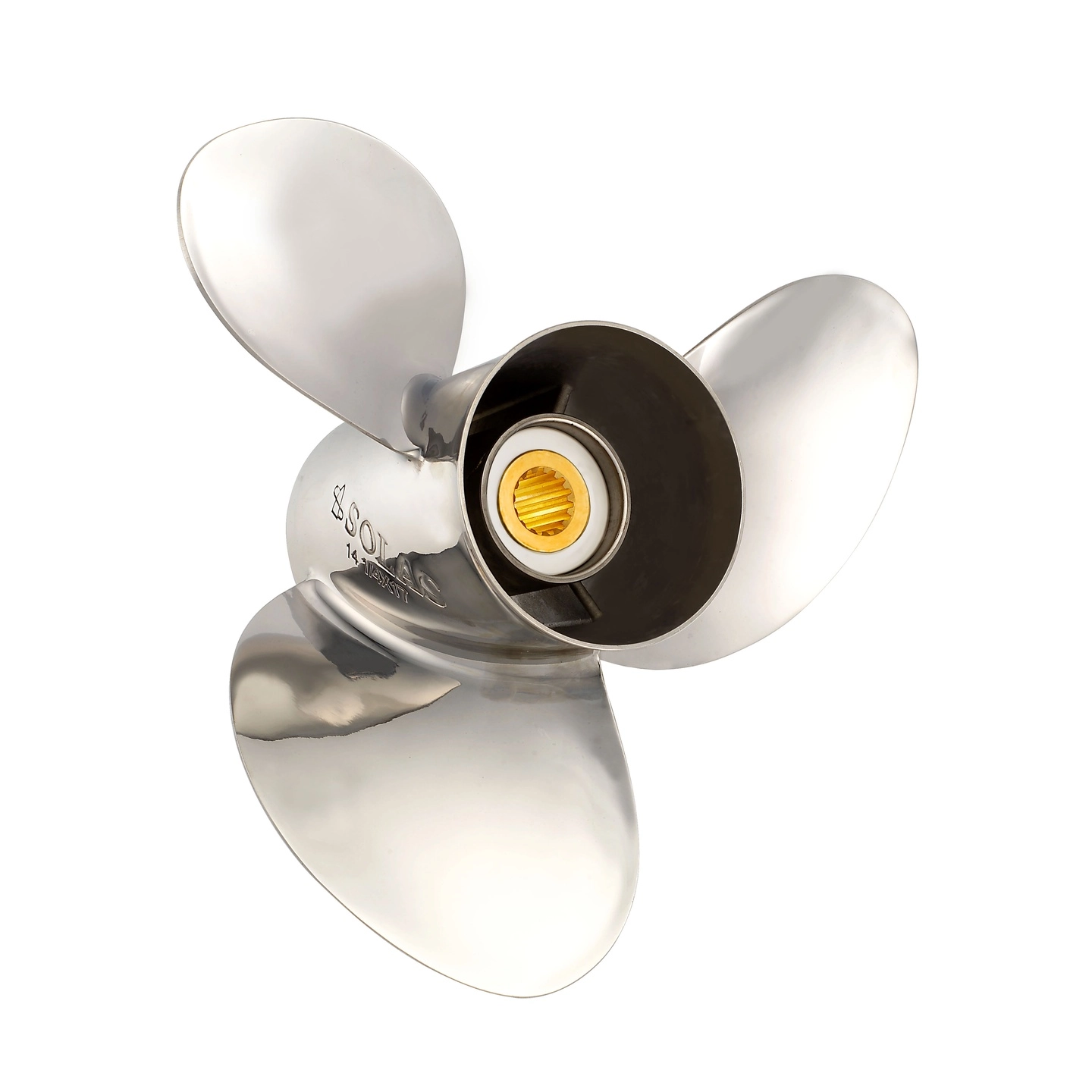 SOLAS New Saturn 3 - 14 x 23 (M/MCr, L) Propell (Stål) - 3 blader - Venstre