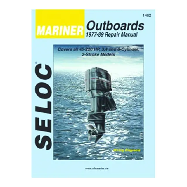 SELOC Motorhåndbok - Mariner Mod: 1977-89, 3,4 & 6 Syl (se tabell) 