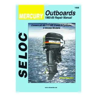 SELOC Motorh&#229;ndbok - Mercury Mod: 1965-89, 3-4 Syl (se tabell)