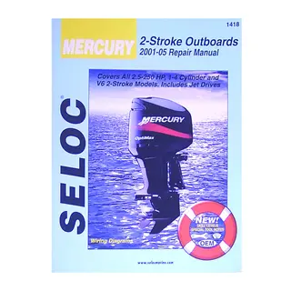 SELOC Motorhåndbok - Mercury / Mariner Mod: 2001-09, 2-takt (se tabell)