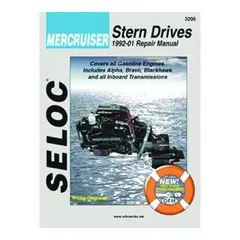 SELOC Motorh&#229;ndbok - Mercruiser inboard Mod: 1992-00 (se tabell)